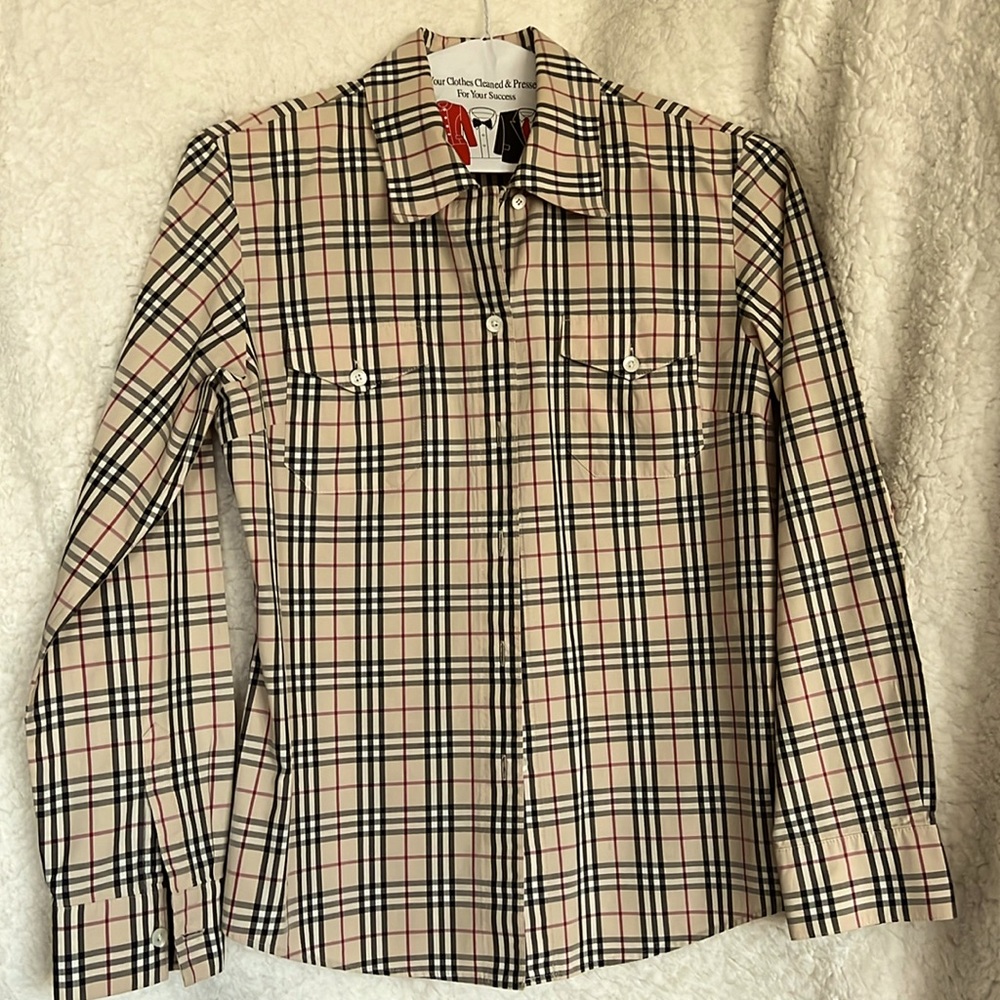 Burberry London long sleeves nova check